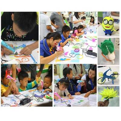 3D Kalem - Pen - Pembe - Full Set