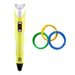 Robo90 - 3D Kalem - Pen - Sarı - Full Set