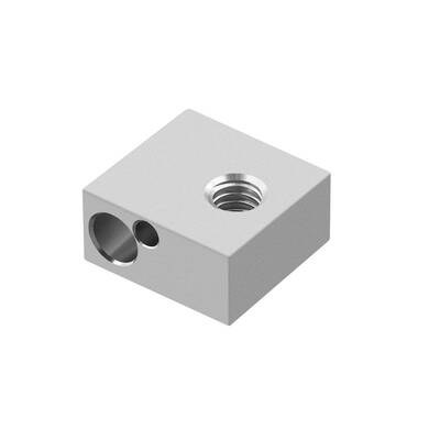 3D Yazıcı 20x20x10mm MK8 Isıtıcı Blok - Metal Sensör Uyumlu