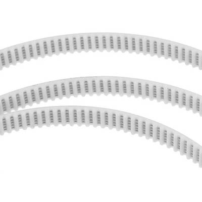 3D Yazıcı Beyaz Çelik GT2-6mm Zamanlama Kayışı - 1 Metre