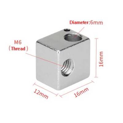 3D Yazıcı E3D V5 Alüminyum Isıtıcı Blok