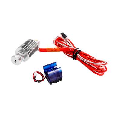 3D Yazıcı E3D V5 Direct J Head Hotend Seti - Fanlı - 12V/40W