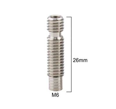 3D Yazıcı E3D V5 M6x26mm Barel - 3mm All Metal - Tip A