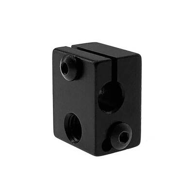 3D Yazıcı E3D V6 Alüminyum Isıtıcı Blok - Siyah