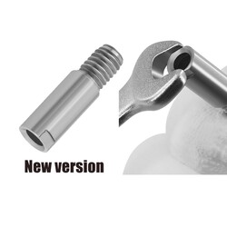 Robo90 - 3D Yazıcı E3D V6 M7x21mm Dişsiz Barel - 4.1mm Bore - Yeni Versiyon
