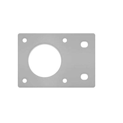 3D Yazıcı Extruder Step Motor Montaj Aparatı 42mm Nema 17-Gümüş