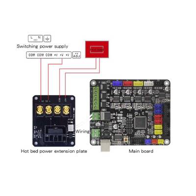 3D Yazıcı Heatbed/Isıtıcı Tabla Mosfet Güç Modülü - 25A/12V-24V