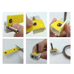 3D Yazıcı Isıtıcı Blok İzolasyon Pamuğu - 2x7cm - Thumbnail