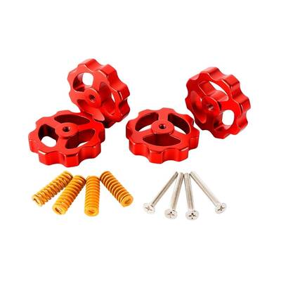 3D Yazıcı Isıtıcı Tabla Kalibrasyon Yay/Somun/Vida Seti-Sarı