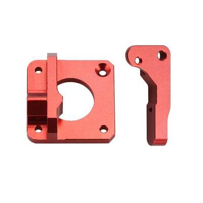 3D Yazıcı MK8 Alüminyum Extruder Seti - Left Hand - Kırmızı