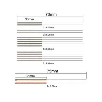 3D Yazıcı Nozzle Temizleme İğnesi/Cımbız Seti - 19 Parça