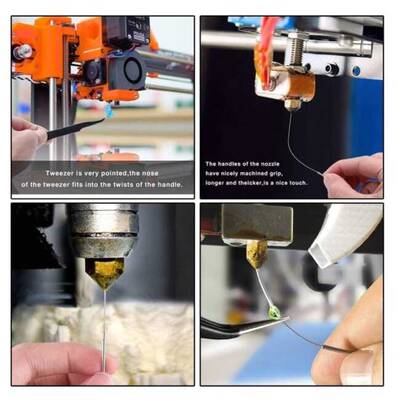 3D Yazıcı Nozzle Temizleme İğnesi/Cımbız Seti - 19 Parça