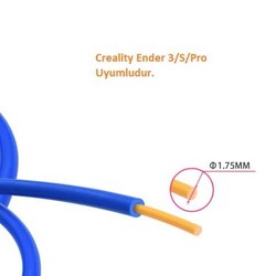 3D Yazıcı PTFE Teflon Boru - Mavi - 1 Metre - Thumbnail