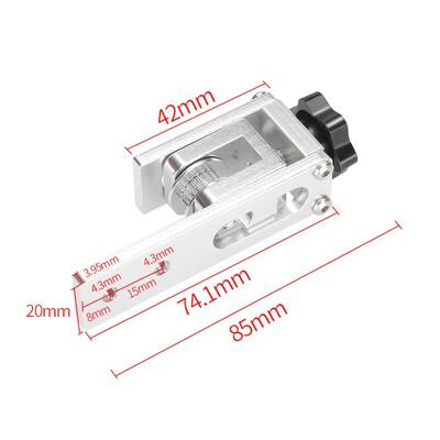 3D Yazıcı X Ekseni GT2 Kayış Gergi Seti - 20x20 Sigma - Silver