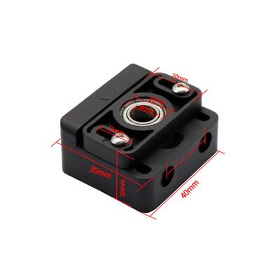 3D Yazıcı Z Ekseni Trapez Mil Tutucu - Ender 3/3 Pro/V2 - Bluer - Plastik