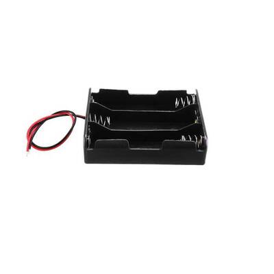 3lü 18650 Pil Yuvası - Kablolu - Seri Bağlı