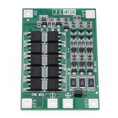 3S 40A Lityum Batarya BMS Balans Kartı