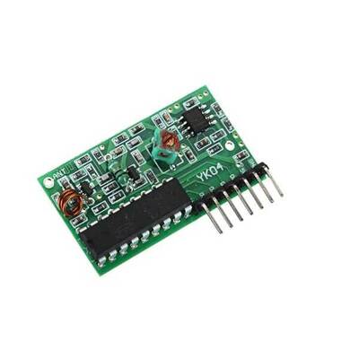 4 Kanal 315 Mhz RF Kablosuz Kontrol Modülü - Kumandalı/Alıcılı