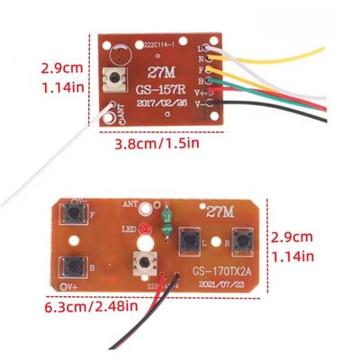 4 Kanal RC Uzaktan Kumanda Modülü