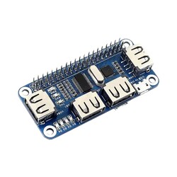 Robo90 - 4 Port USB HUB HAT (Raspberry Pi için)