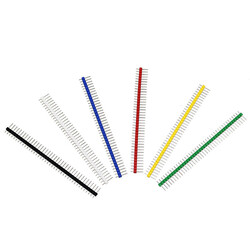 Robo90 - 40 Pin 2.54 mm Tek Sıra Erkek Header - Yeşil