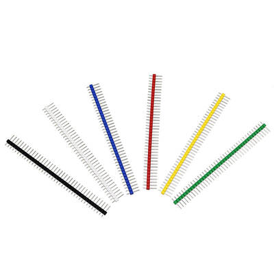 40 Pin 2.54 mm Tek Sıra Erkek Header - Yeşil
