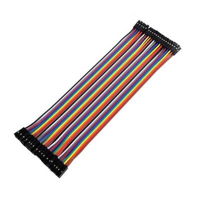 40lı Ayrılabilen Dişi-Dişi Jumper Kablo - 30cm - Arduino Uyumlu