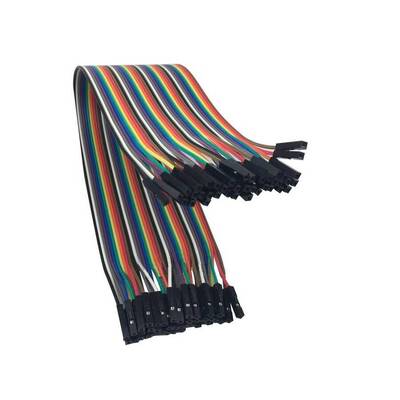 40lı Ayrılabilen Dişi-Dişi Jumper Kablo - 30cm - Arduino Uyumlu