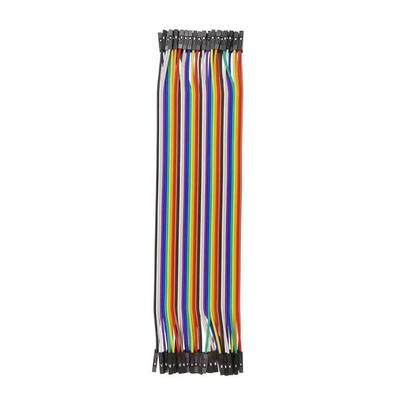40lı Ayrılabilen Dişi-Dişi Jumper Kablo - 30cm - Arduino Uyumlu
