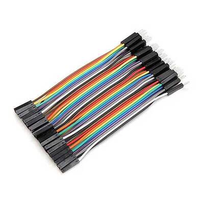 40lı Ayrılabilen Dişi-Erkek Jumper Kablo - 10cm - Arduino Uyumlu