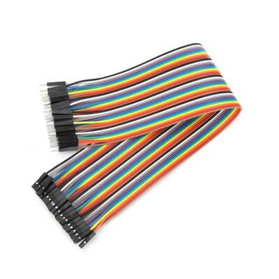 40lı Ayrılabilen Dişi-Erkek Jumper Kablo - 30cm - Arduino Uyumlu