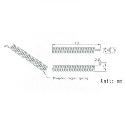 433Mhz RF Internal Spring Anten - Helical - Thumbnail