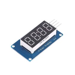 4 Digit 7 Segment TM1637 Kırmızı Display Modül - Thumbnail