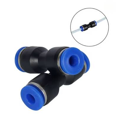 4mm Teflon Boru Birleştirici - Creality, Bambu Lab Uyumlu