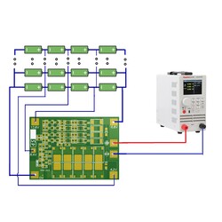 4S 40A BMS 18650 Lityum Pil Şarj Koruma Devresi - Balanslı-16.8V - Thumbnail