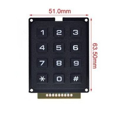 4x3 Matrix Tuş Takımı - Keypad