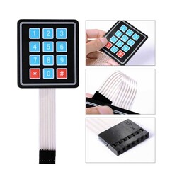 4x3 Membran Keypad - Tuş Takımı - Thumbnail