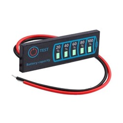 Robo90 - 5-30V Pil Kapasite Göstergesi JX-4615-A3