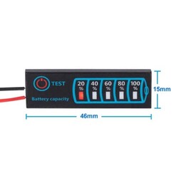 5-30V Pil Kapasite Göstergesi JX-4615-A3 - Thumbnail