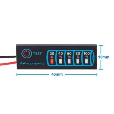 5-30V Pil Kapasite Göstergesi JX-4615-A3