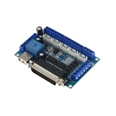 5 Eksen Mach 3 Uyumlu CNC Kontrol Kartı - USB Kablolu