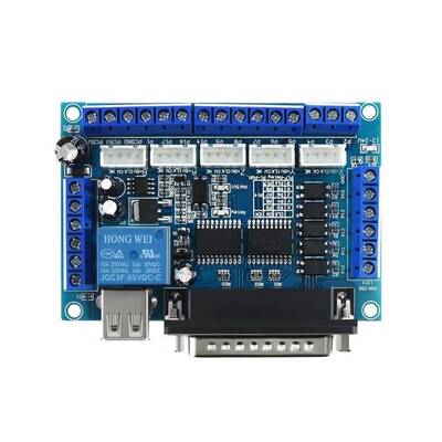 5 Eksen Mach 3 Uyumlu CNC Kontrol Kartı - USB Kablolu