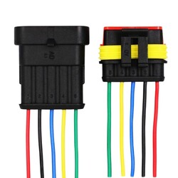 Robo90 - 5 Pin Kablolu Su Geçirmez Konnektör Takım