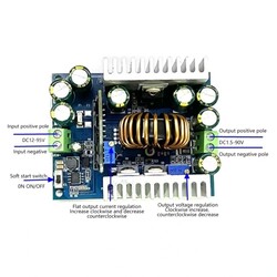 500W 18A DC-DC Ayarlanabilir Buck Dönüştürücü Gerilim Voltaj Düşürücü Modül - Thumbnail