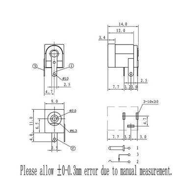 5.5x2.1mm DC Barel Jak - Dişi