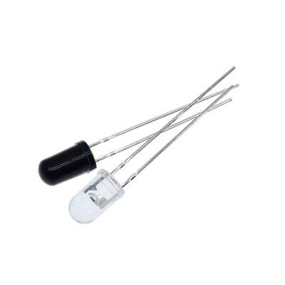 5mm IR Diyot Alıcı - Verici Seti - 940nm - Kızılötesi