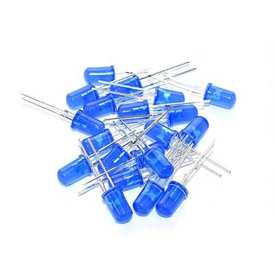 5mm Mantar Led Seti - 5 Farklı Renk - 25 Adet