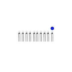 5mm Mavi Şeffaf Led (10 lu paket) - Thumbnail