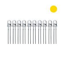 5mm Sarı Şeffaf Led (10 lu paket)