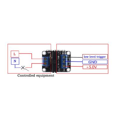 5V 2 Kanal Solid State Röle Kartı - Low Level